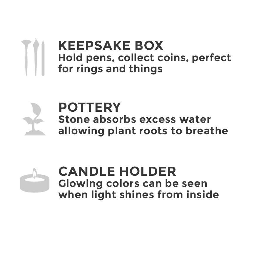 Gemstone Planter - Medium