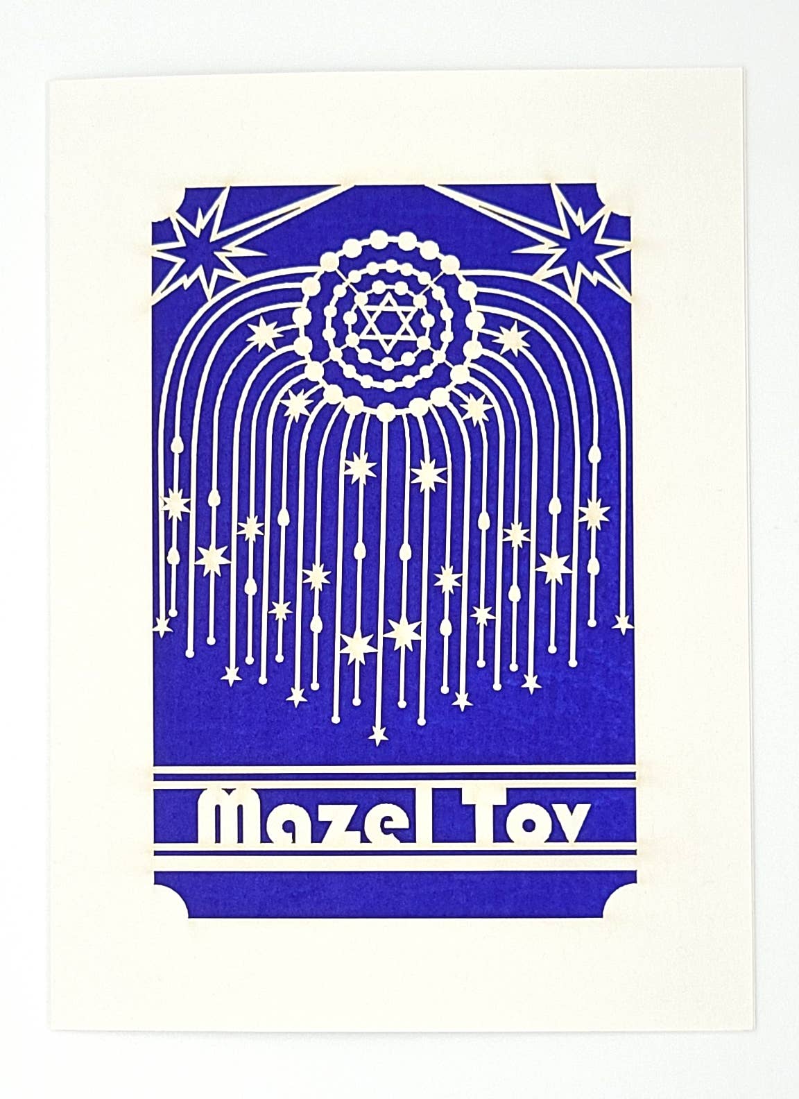 Mazel Tov - congratulations: Dark Blue / A2