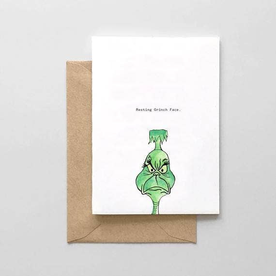 Resting G Face Card