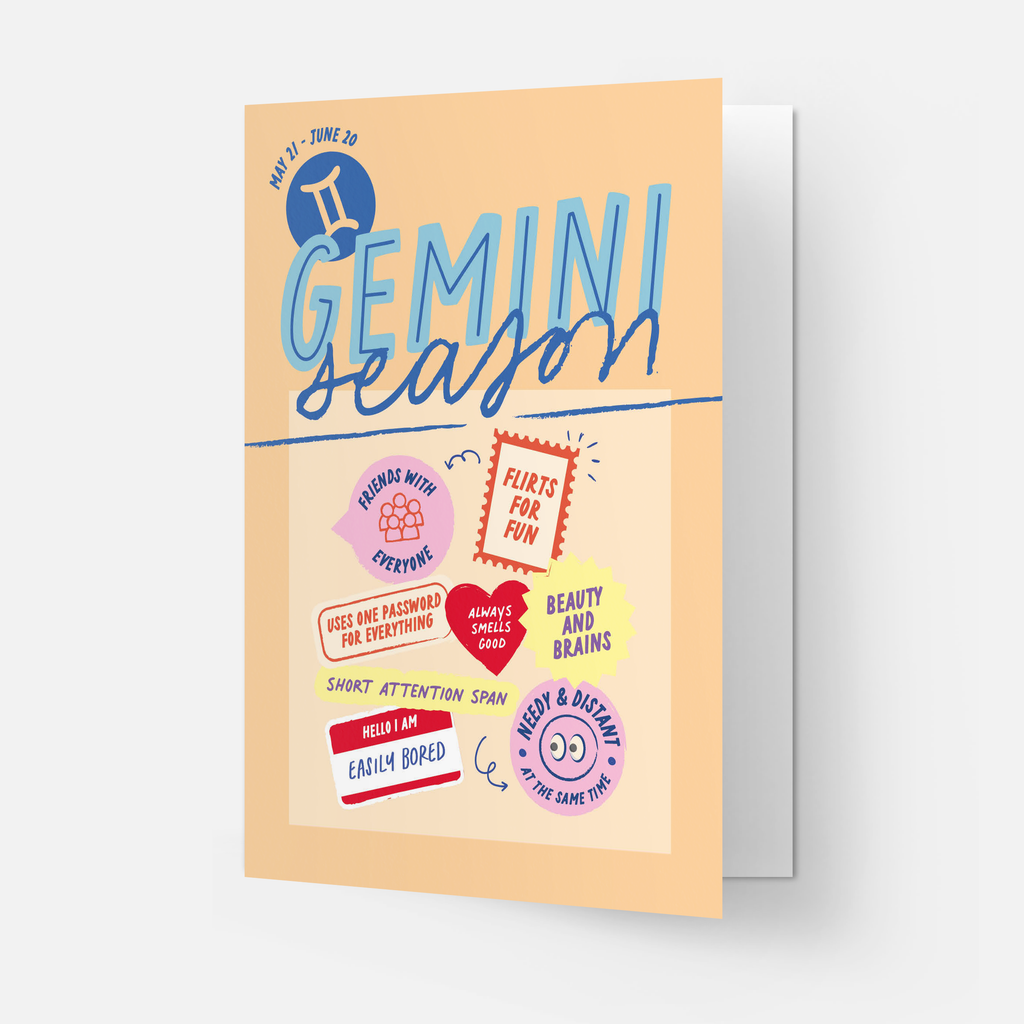 ZODIAC Gemini Card