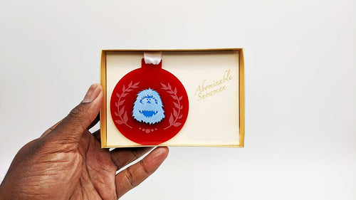 Abominable Snowman Ornament