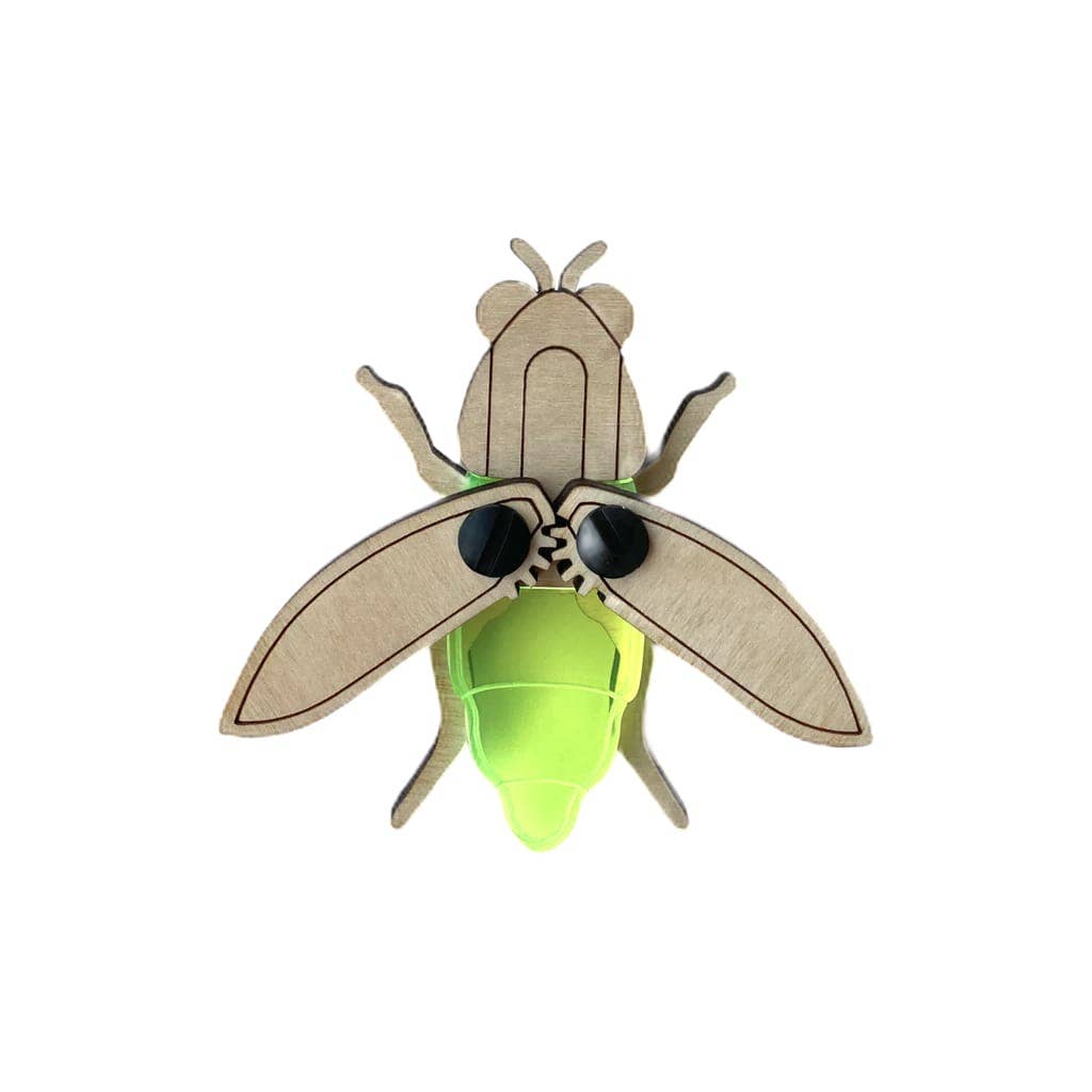 Wooden 3D Puzzle Toy - Insects: Firefly