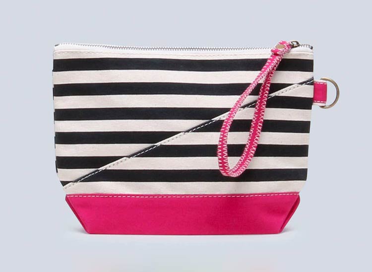 Striped All In Pouch