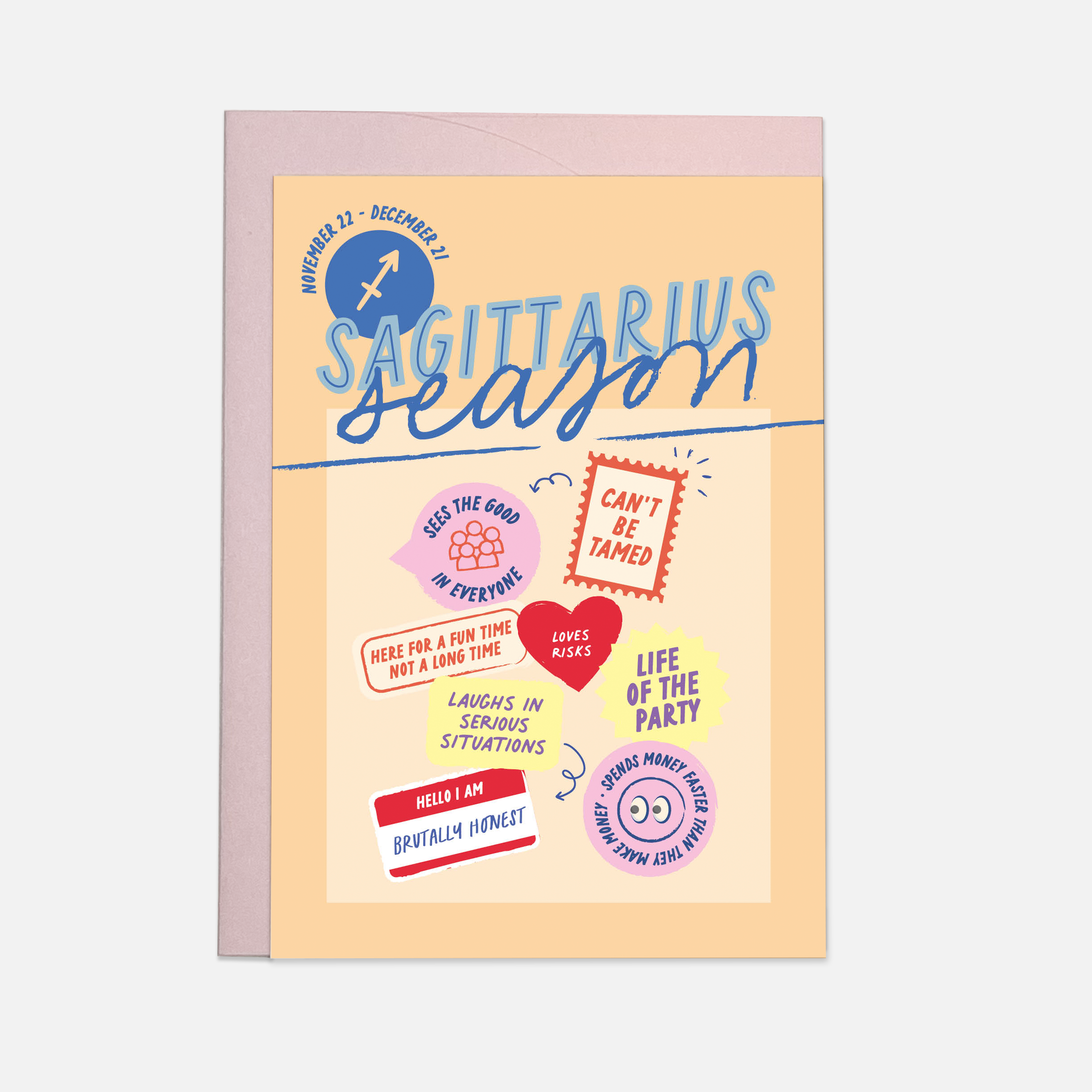 ZODIAC Sagittarius Card