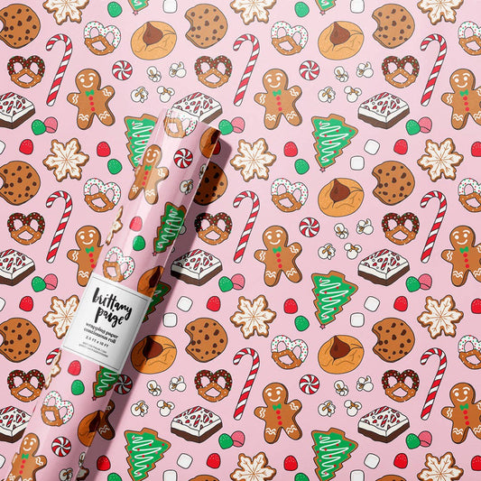Holiday Desserts Christmas Wrapping Paper