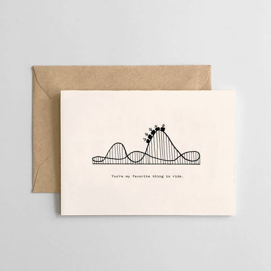 Roller Coaster Card