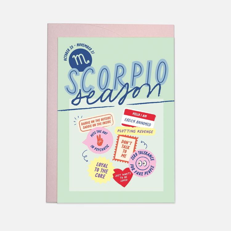 ZODIAC Scorpio Card