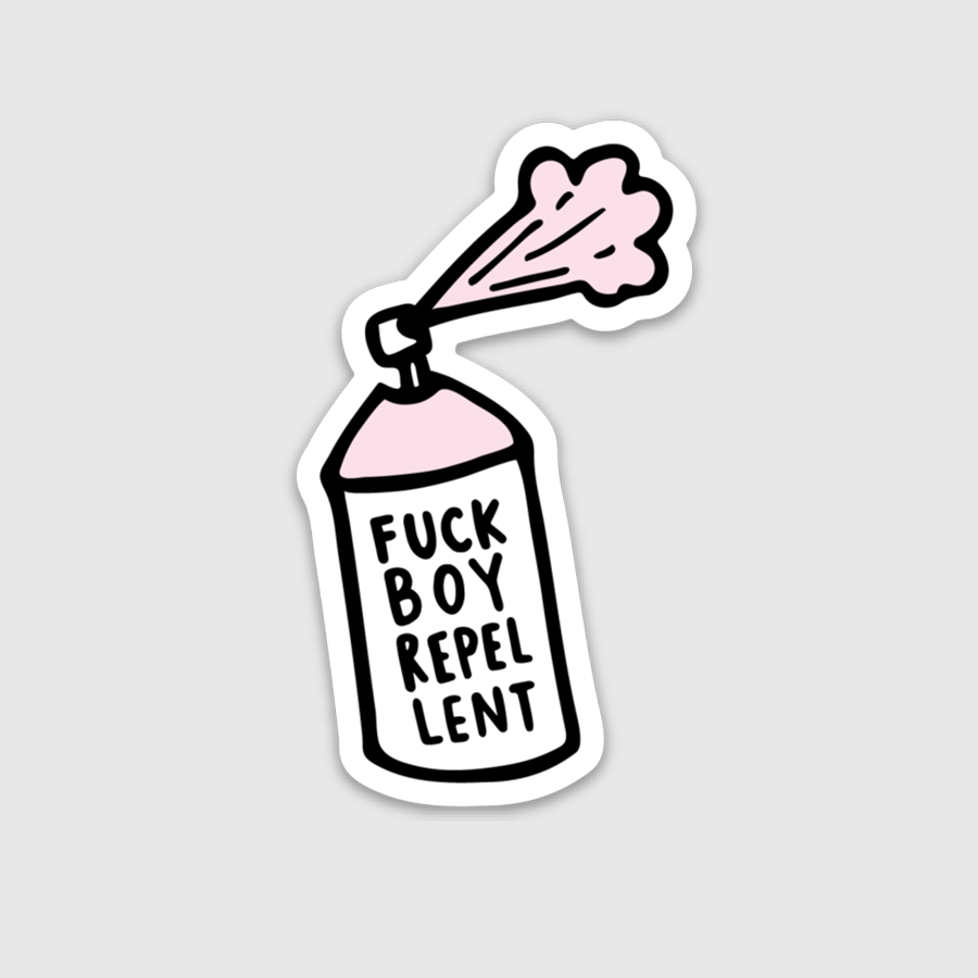 Fuckboy Repellent Sticker