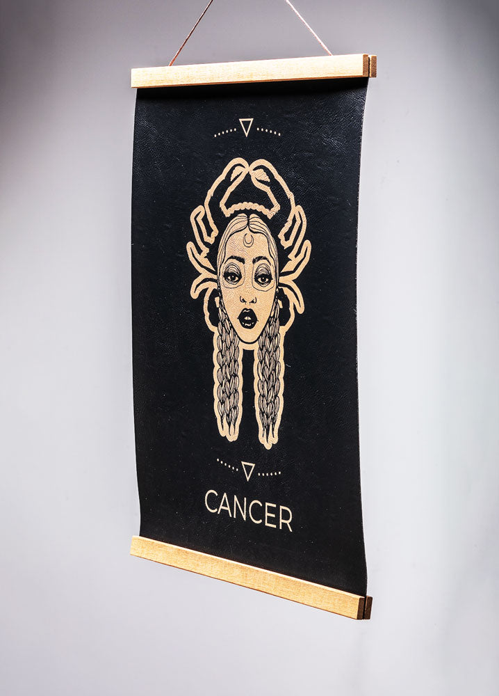 Cancer (June 21 – July 22) - Zodiac Wall Art (12x18)