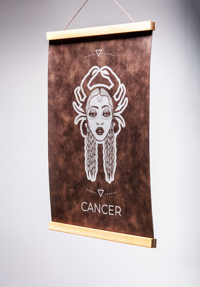 Cancer (June 21 – July 22) - Zodiac Wall Art (12x18)
