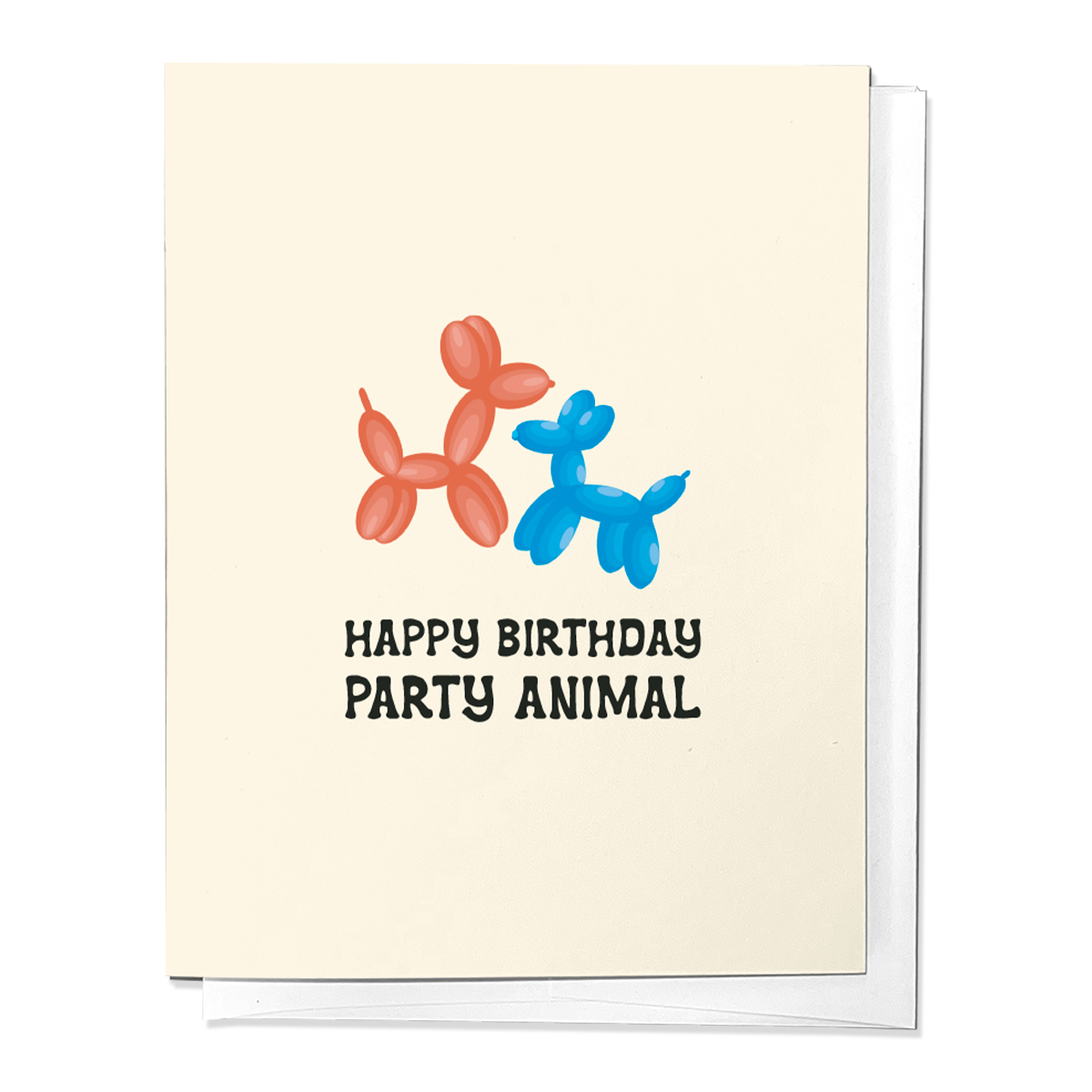 Happy Birthday Party Animal Greeting Card