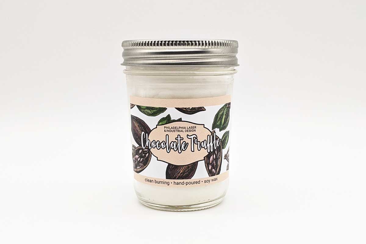 Chocolate Truffle Scented Soy Wax Candle