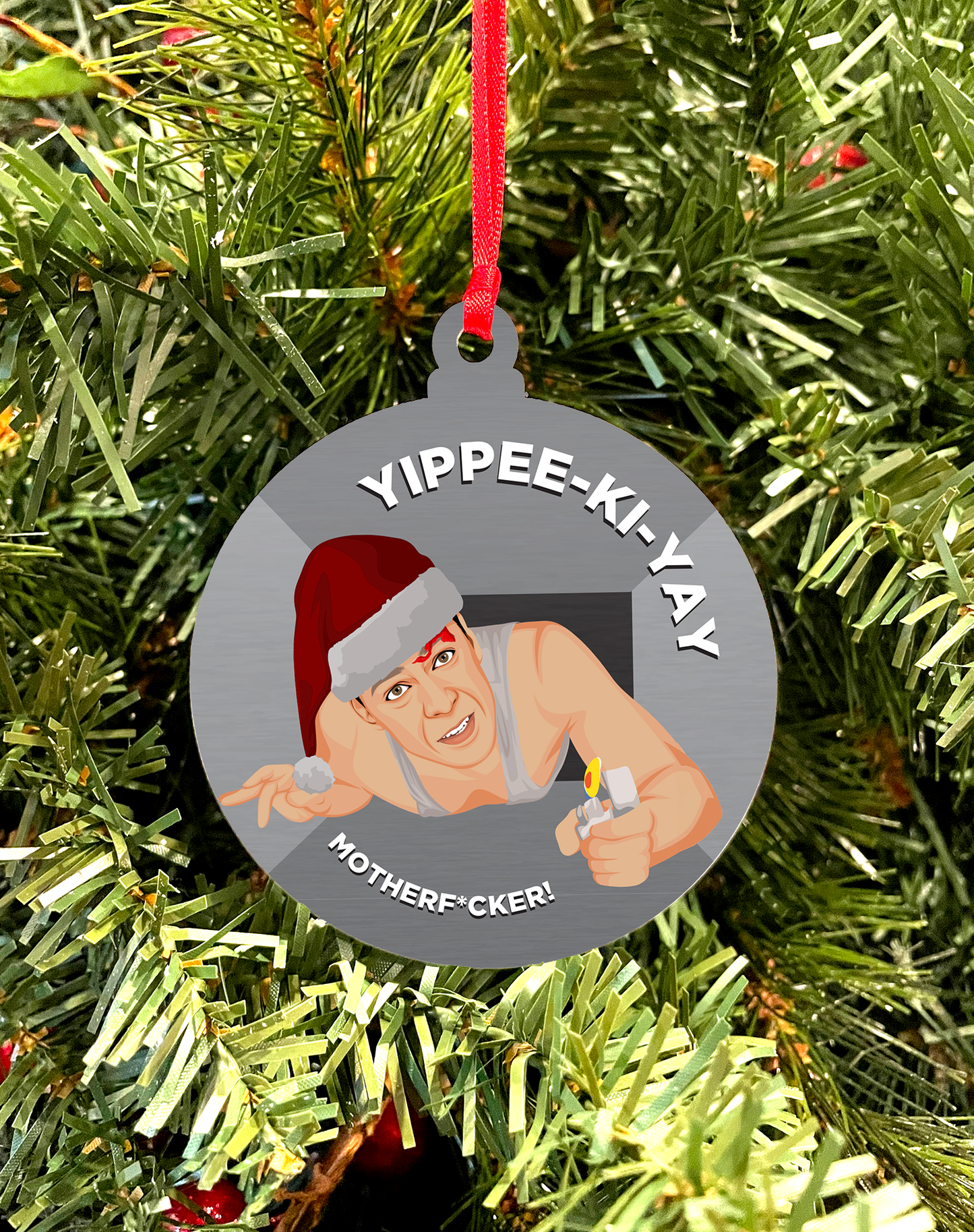 Yippie Ki-Yay MF'er -  Tree Ornament
