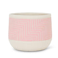 Pink Large Etched Planter