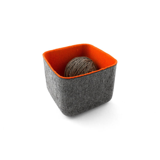 felt·like·it!™ 5x5 storage bins: Orange