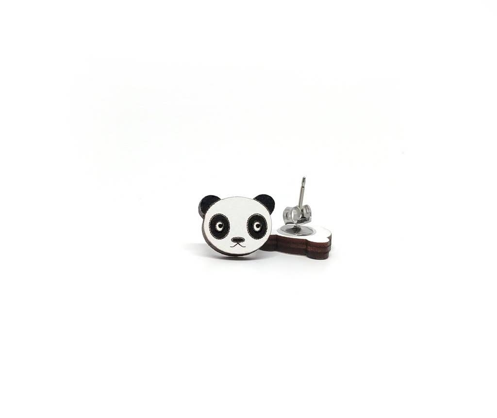 Panda Earrings