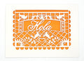 Hola Laser Cut Card