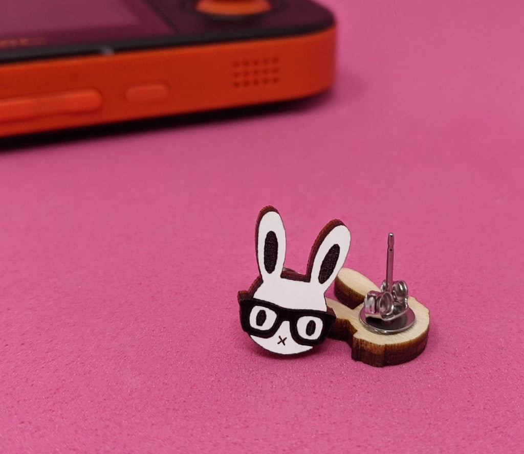Nerd Bunny Earrings