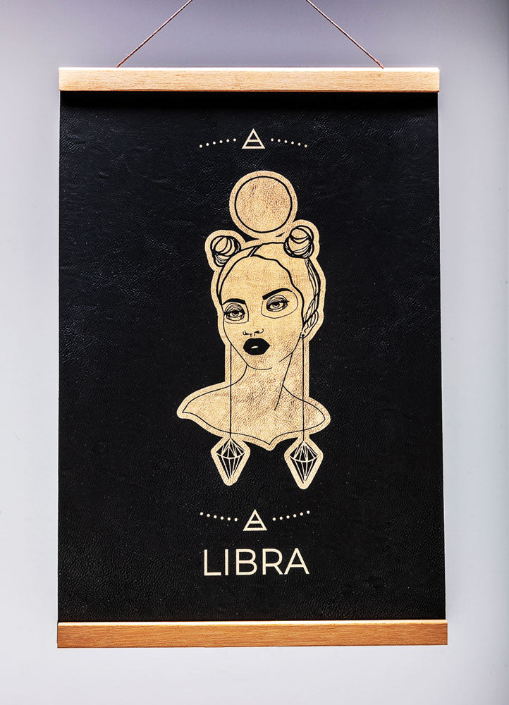 Libra (Sept. 23 – October 22) - Zodiac Wall Art
