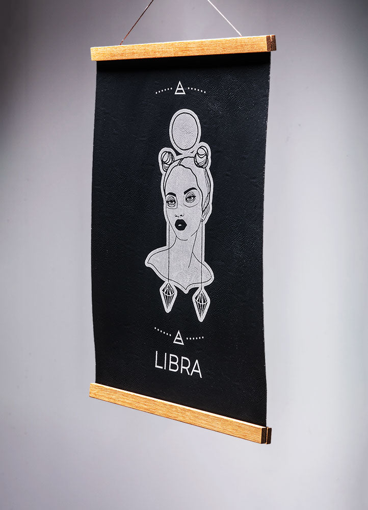 Libra (Sept. 23 – October 22) - Zodiac Wall Art (12x18)