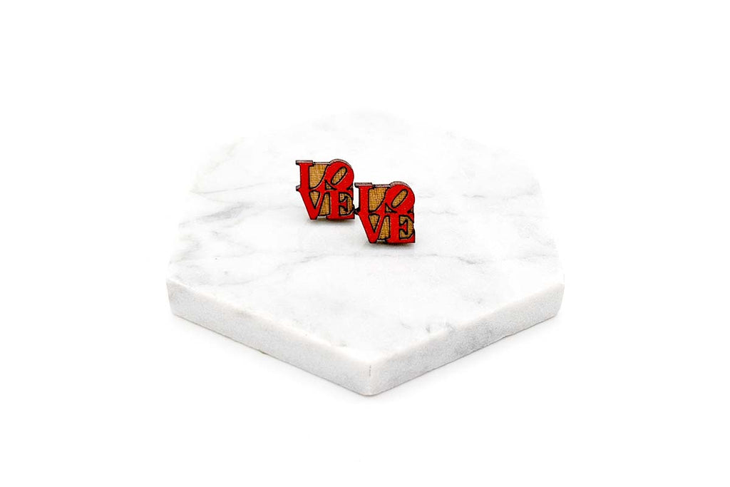 Philly LOVE Statue Stud Earrings