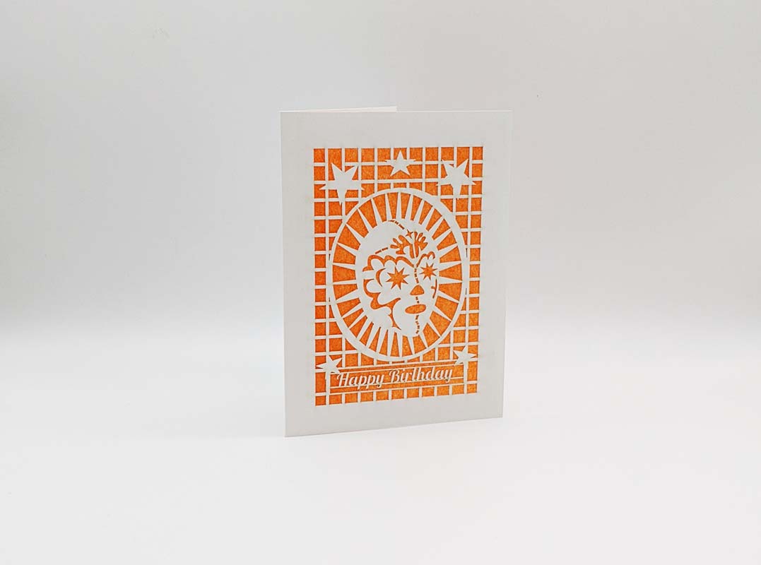 Luchador Happy Birthday Card