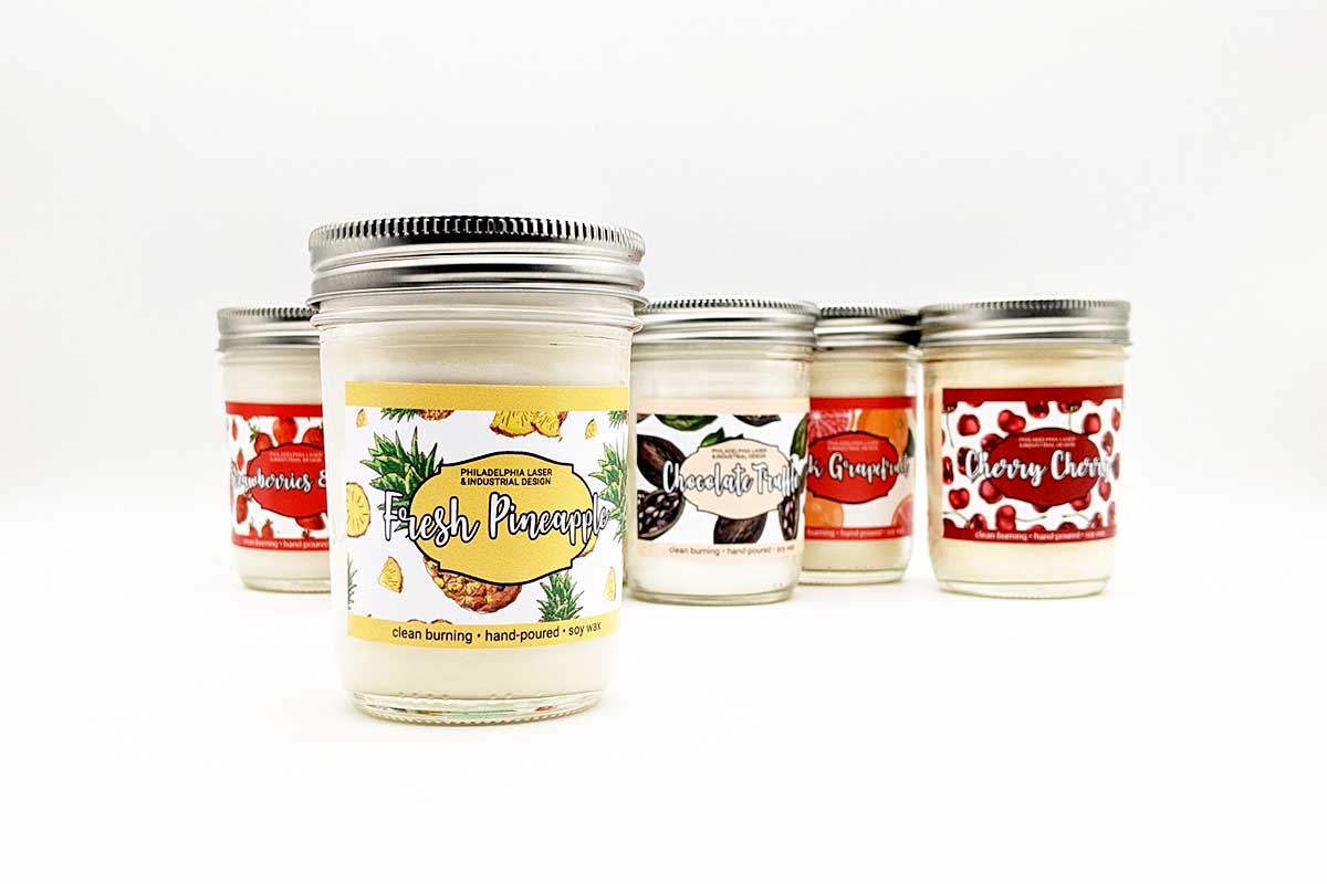 Pineapple Scented Soy Wax Candle