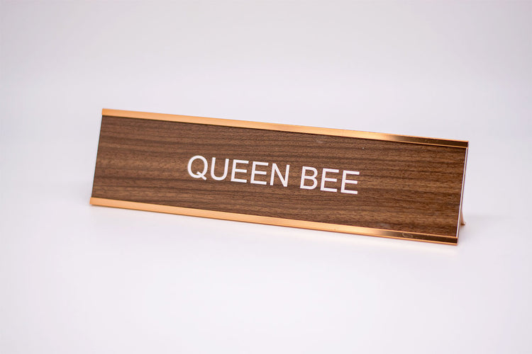 Queen Bee Desk Name Plate