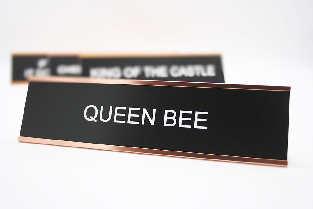 Queen Bee Desk Name Plate