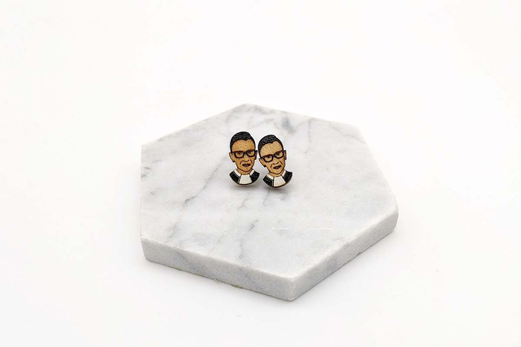 Notorious RBG Stud Earrings