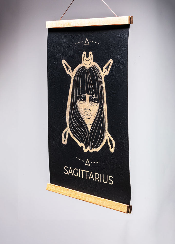 Sagittarius (Nov. 22 – Dec. 21) - Zodiac Wall Art (12x18)