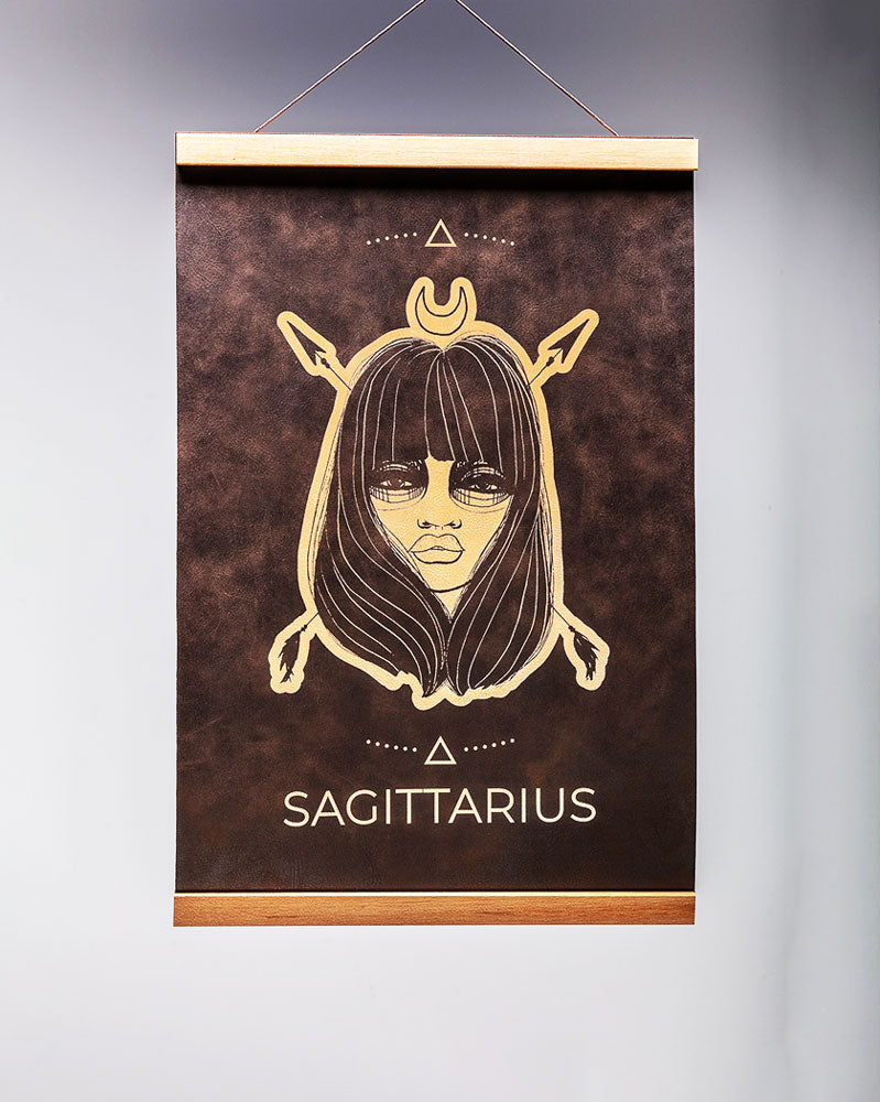 Sagittarius (Nov. 22 – Dec. 21) - Zodiac Wall Art (12x18)