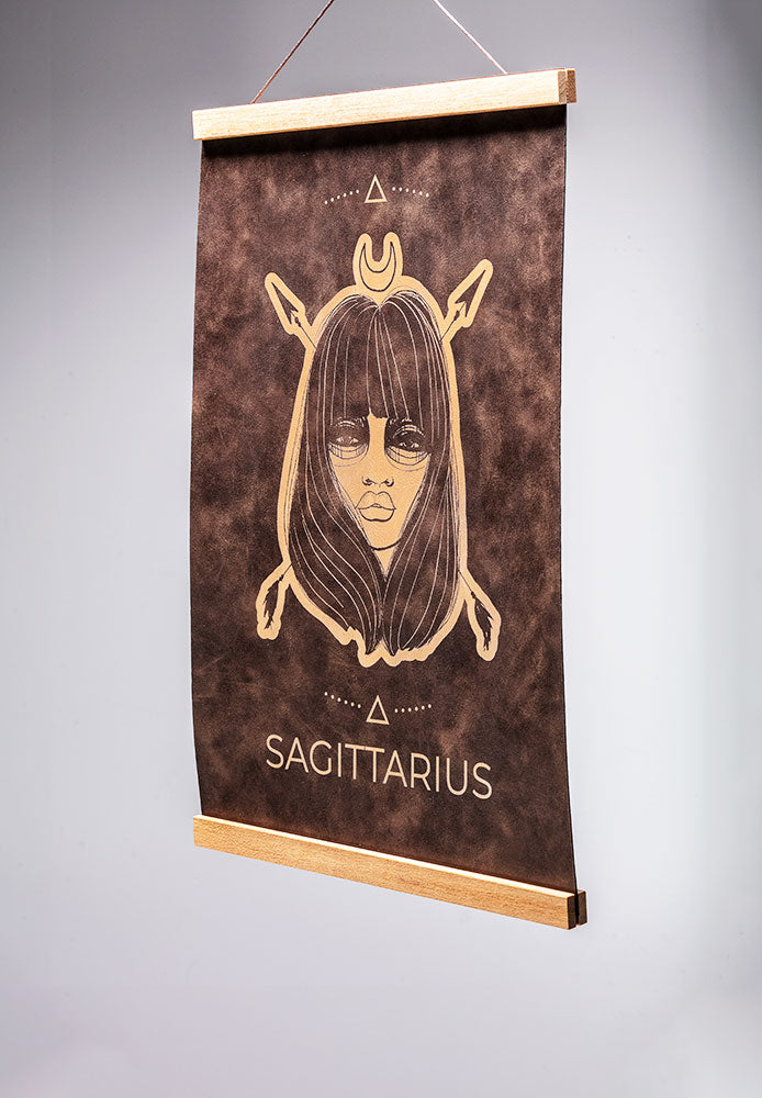 Sagittarius (Nov. 22 – Dec. 21) - Zodiac Wall Art (12x18)