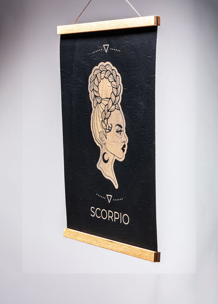 Scorpio (Oct. 23 – Nov. 21) - Zodiac Wall Art (12x18)