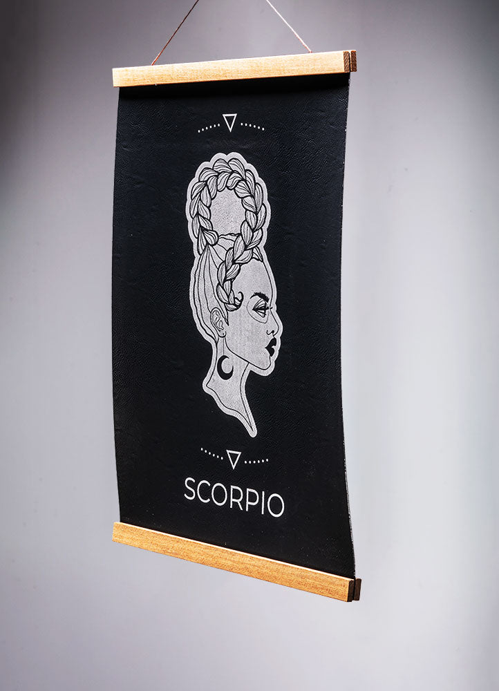 Scorpio (Oct. 23 – Nov. 21) - Zodiac Wall Art (12x18)