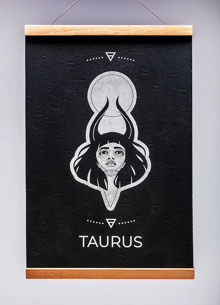 Taurus (April 20 – May 20) - Zodiac Wall Art (12x18)