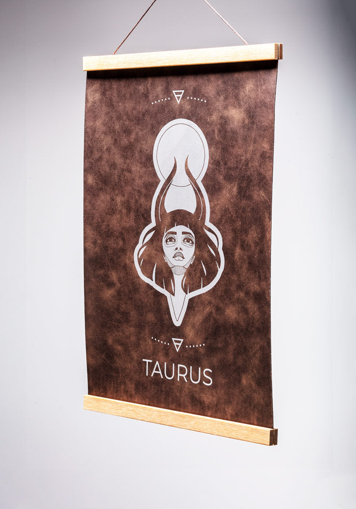 Taurus (April 20 – May 20) - Zodiac Wall Art (12x18)