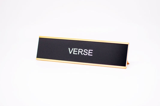 Verse Desk Name Plate