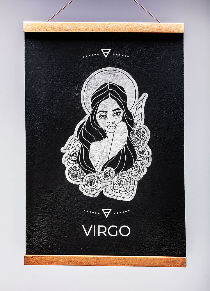 Virgo (August 23 – Sept. 22) - Zodiac Wall Art (12x18)