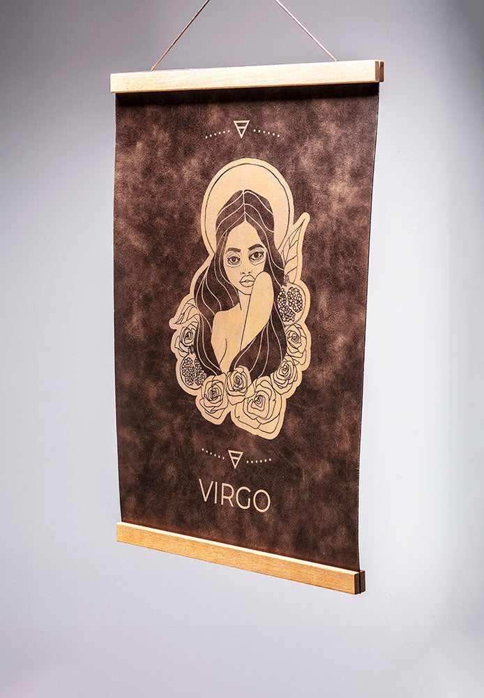 Virgo (August 23 – Sept. 22) - Zodiac Wall Art (12x18)