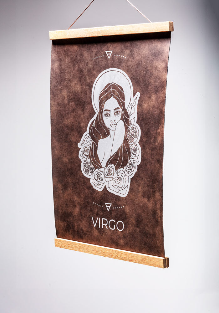 Virgo (August 23 – Sept. 22) - Zodiac Wall Art (12x18)