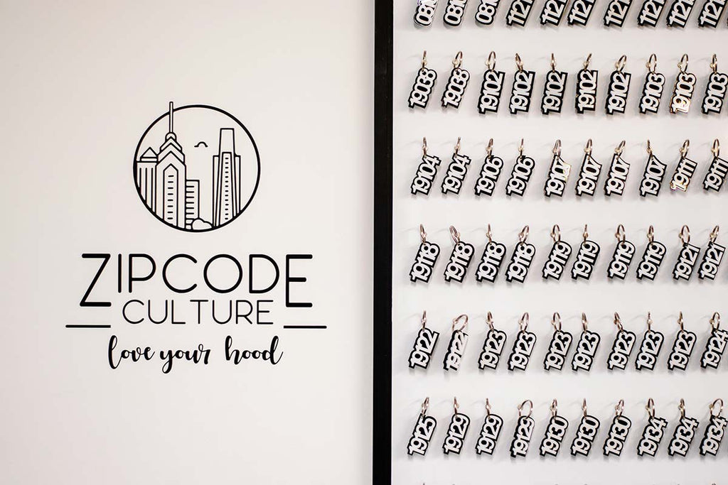 Zip Code Keychains